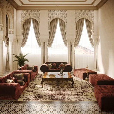 Interior with TVR rug