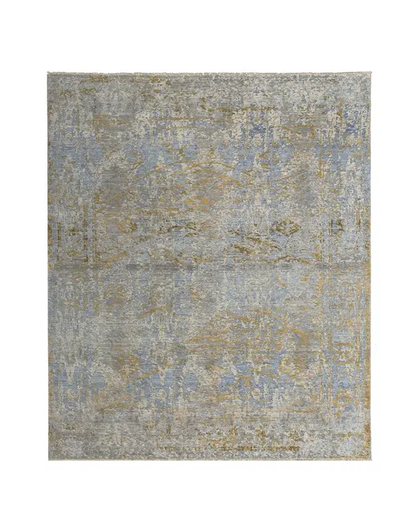 Smoked leaf blue gold