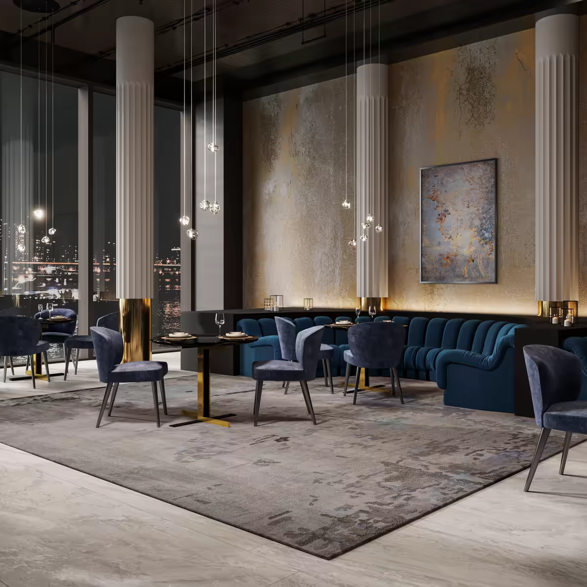 Hotel bar, Shanghai