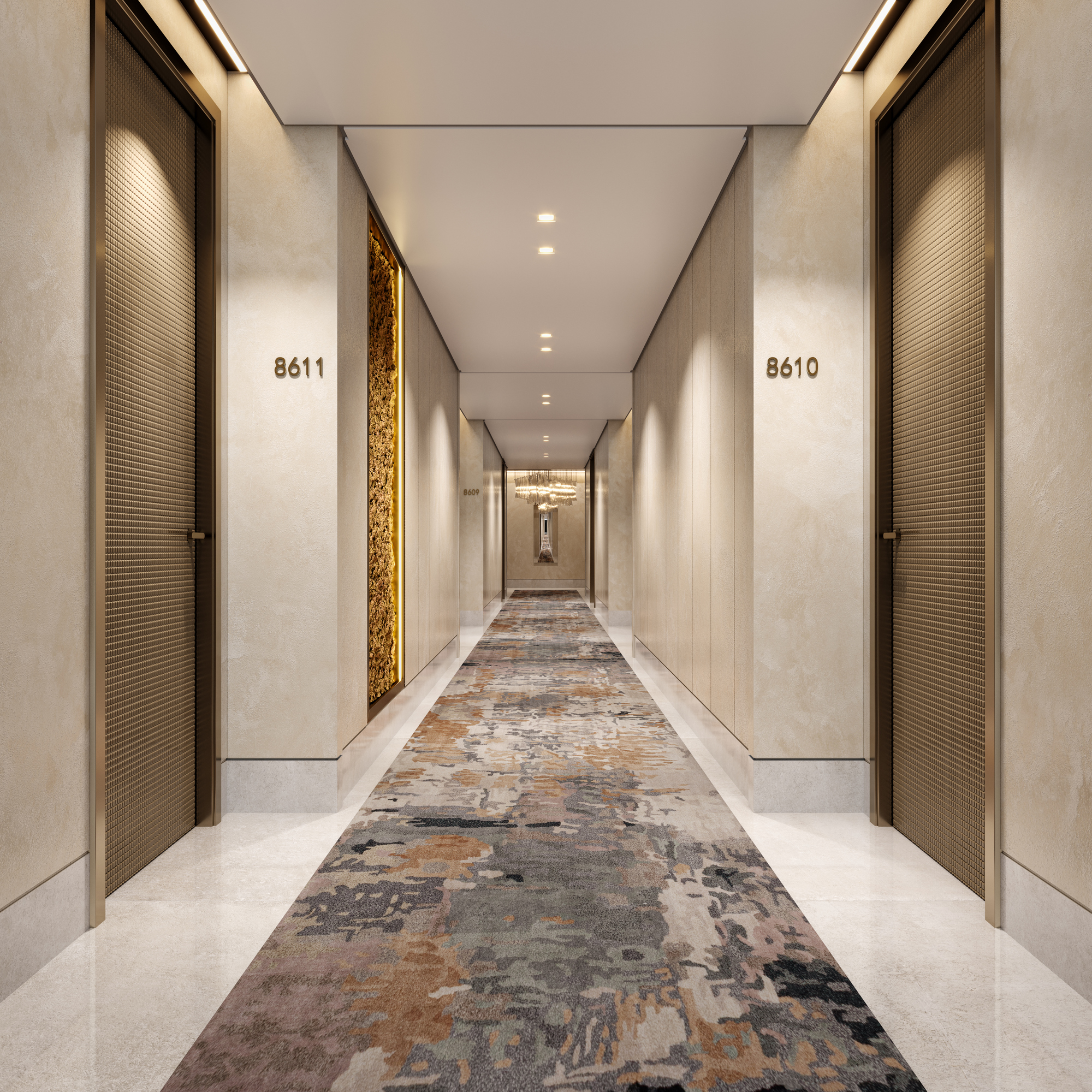 Hotel hallway, Jakarta