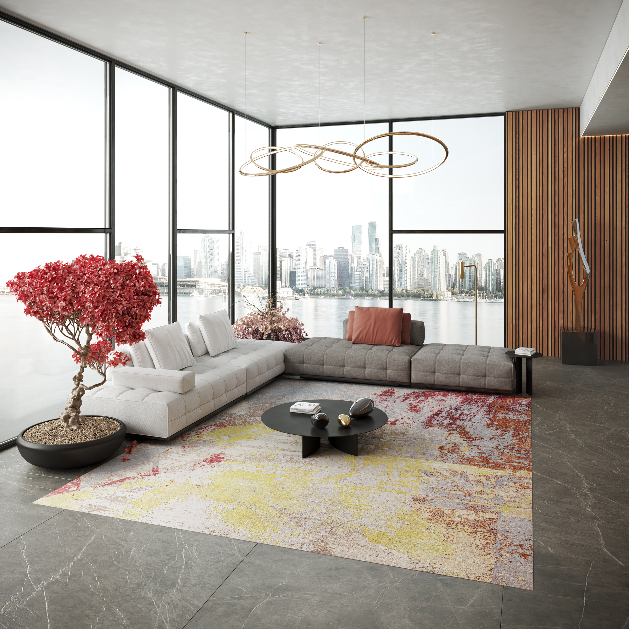 Living room, New York